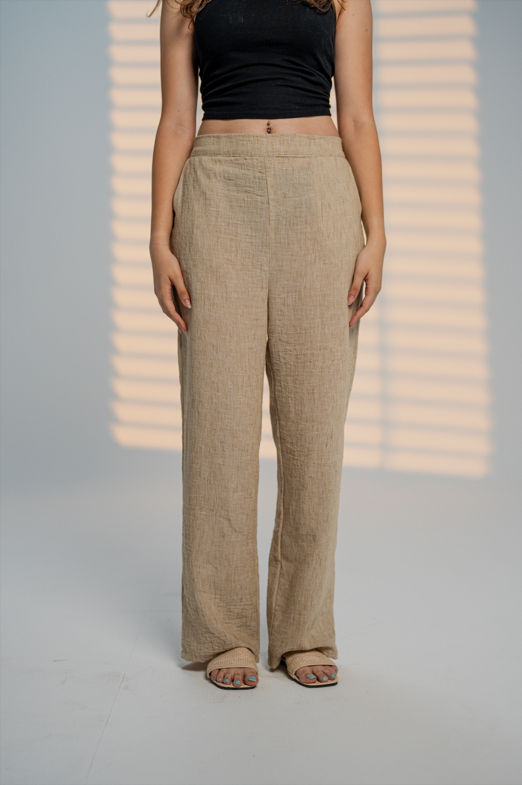 Beige Pants