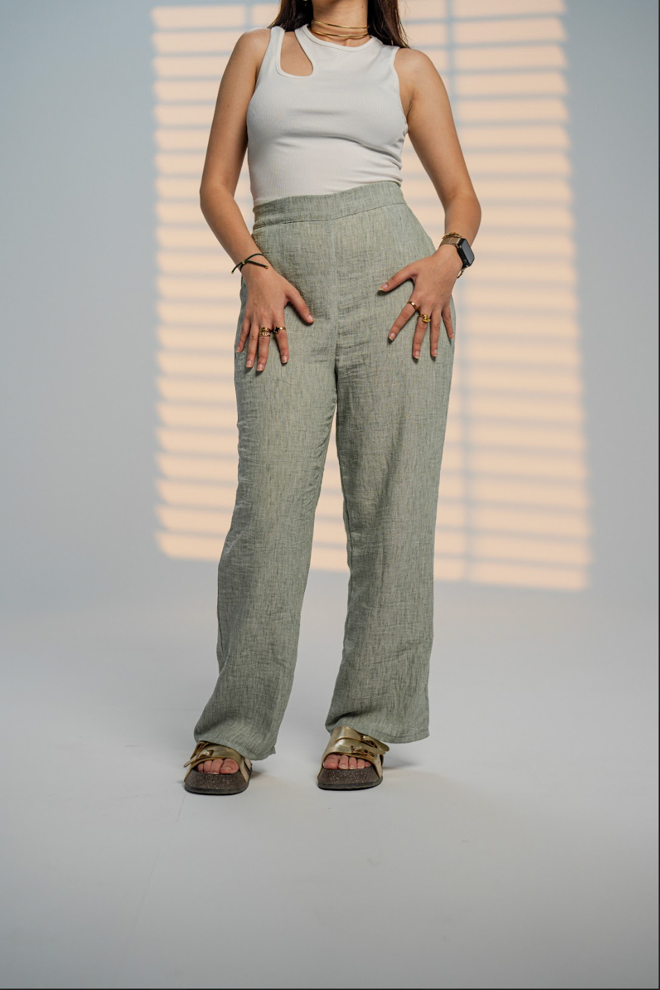 Mint green Pants
