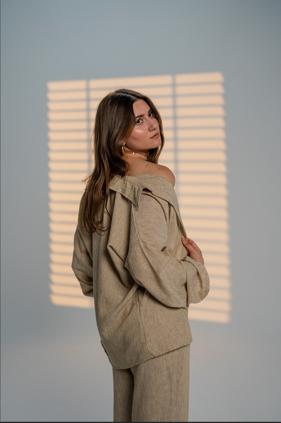 Beige Chemise