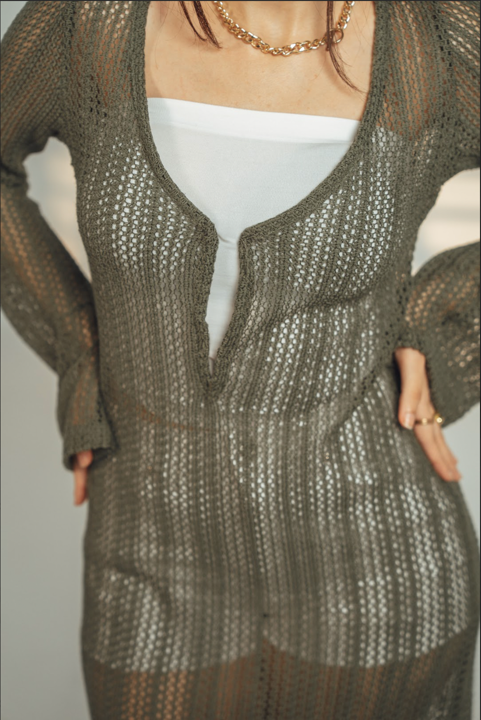 Olive Maxi Dress